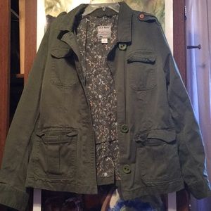 Green army jacket